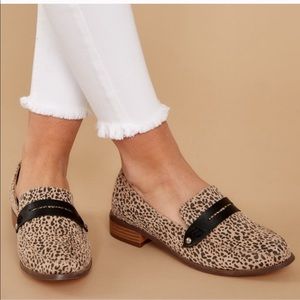 Cheetah loafers